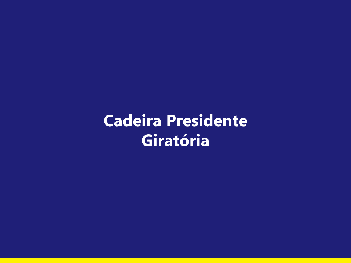 [exemplo] Cadeira Presidente Giratória