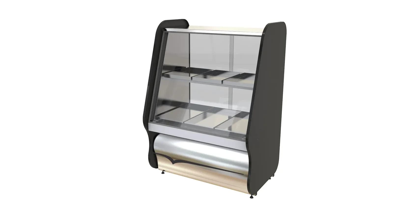 Vitrine para Salgados VST070 Preta