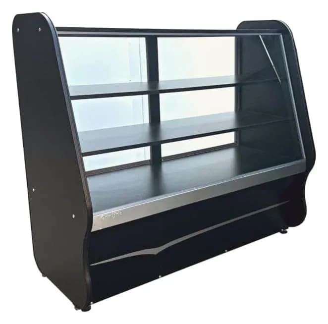 Balcão Vitrine Toop Black BVT125