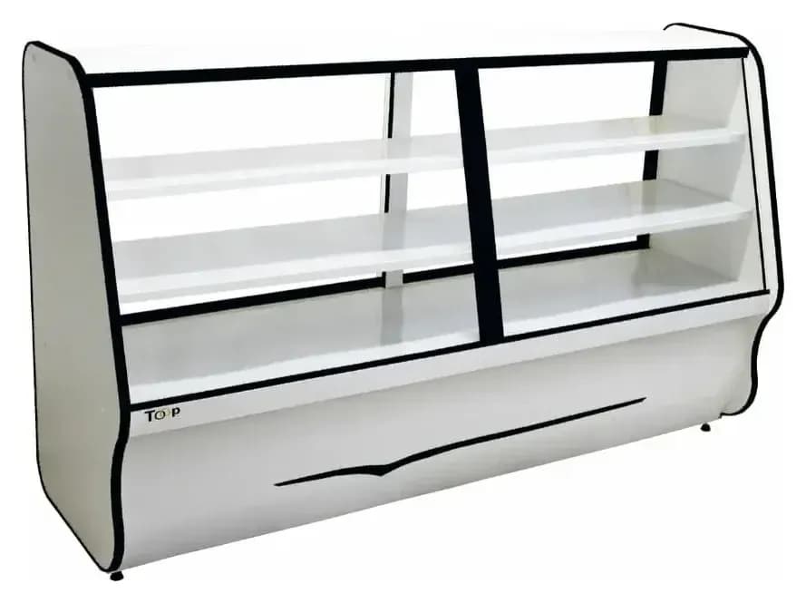 Balcão Vitrine Toop BVT180 Preto
